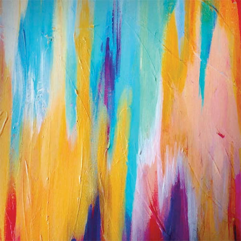 Multicolor Brush Stroke by Etta Vee MacBook Skins